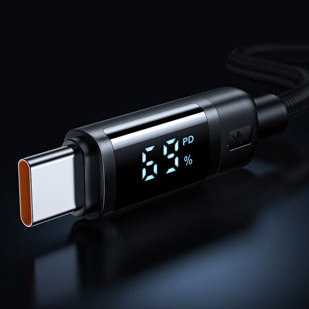 MCDODO CA-5780 1.2 M 60 W TYPE-C TO TYPE-C DİJİTAL GÖSTERGELİ KABLO
