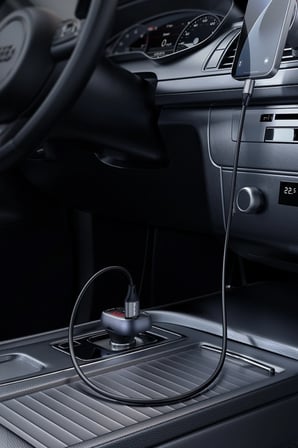 Mcdodo CC-5950 CarGo Serisi 72W Bluetooth FM Vericili Araç içi Çakmaklık Şarj Cihazı