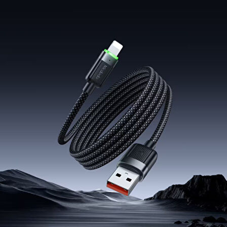 Mcdodo CA-6000 Usb iPhone Şarj Kablo 1.2M-Siyah
