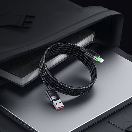 Mcdodo CA-6000 Usb iPhone Şarj Kablo 1.2M-Siyah