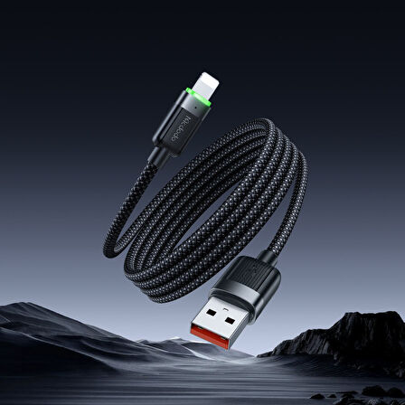 Mcdodo CA-6000 Usb iPhone Şarj Kablo 1.2M-Siyah