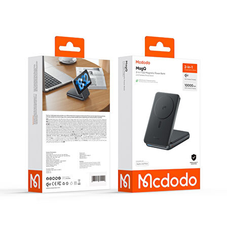 Mcdodo MC-6310 10000mAh 20W Kablosuz Powerbank Katlanabilir Stand