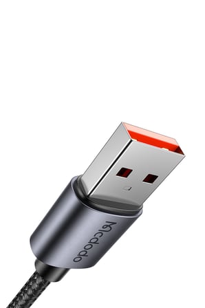 MCDODO CA-6520 USB-A TO USB-C KABLOSU YATAY LED EKRANLI SİYAH