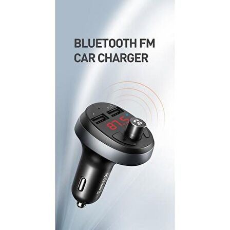 Mcdodo  Bluetooth Fm Transmitter 2 USB 3.1A Çakmak Şarj CC-6880