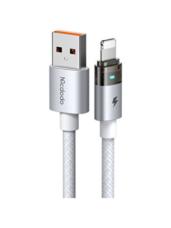 Mcdodo CA-6912 Usb-A To Lightning Şarj ve Data Kablosu 1.2m - beyaz