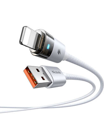 Mcdodo CA-6912 Usb-A To Lightning Şarj ve Data Kablosu 1.2m - beyaz