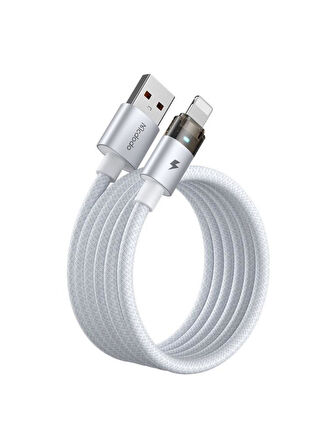 Mcdodo CA-6912 Usb-A To Lightning Şarj ve Data Kablosu 1.2m - beyaz