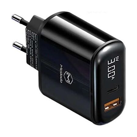 Mcdodo CH-7170 Type-C 18 Watt Hızlı Şarj Aleti Siyah