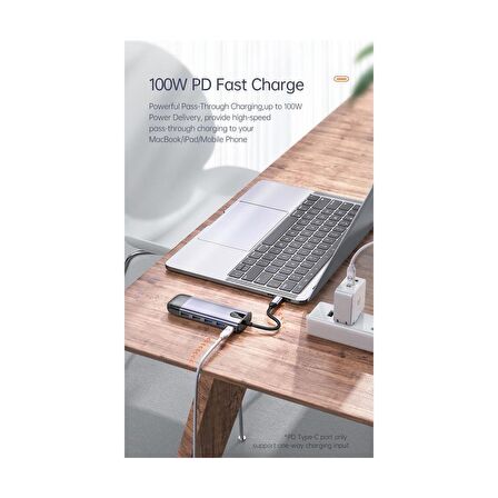 Mcdodo 10 in 1 Type-C HDMI/Ethernet/VGA Macbook Çoklayıcı