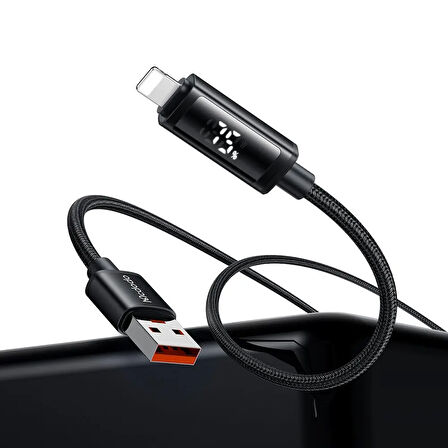 MCDODO CA-7970 USB-A TO LİGTNİNG Çift LED Ekranlı 3A 1.2M  KABLO