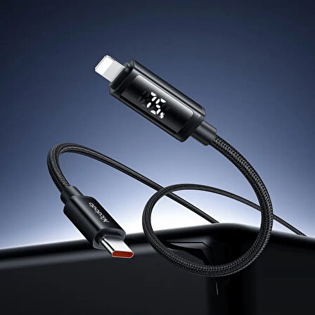 MCDODO CA-7990 TYPE-C TO LİGHNİNG 36W ÇİFT LED EKRANLI 1.2M KABLO