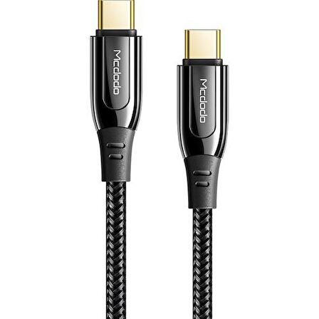 Mcdodo CA-8120 100W 5A Type C Pd Hızlı Şarj Kablo Siyah 1.2m