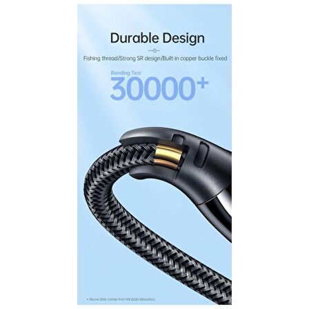 Mcdodo CA-8120 100W 5A Type C Pd Hızlı Şarj Kablo Siyah 1.2m