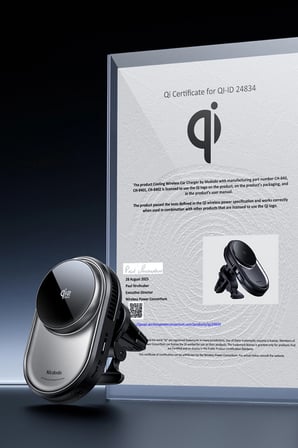 Mcdodo CH-8400 MagQ Ultra 25W TEC Soğutmalı qi2.2 Araç İçi Kablosuz Şarj Cihazı( Geri Çekilebilir Kablolu)