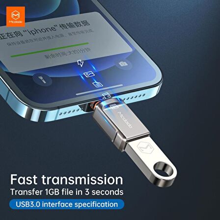 Mcdodo OT-8730 OTG Type C to USB Çevirici Adaptör Tablet ve Telefon Uyumlu