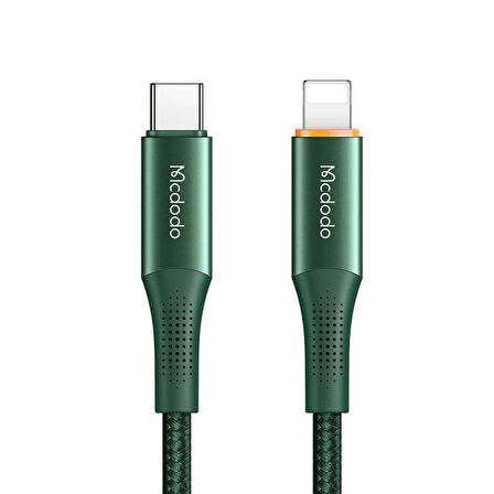 MCDODO CA-9963 20W TYPE-C TO LİGHTNİNG PD DATA-ŞARJ KABLOSU 1.8M-YEŞİL