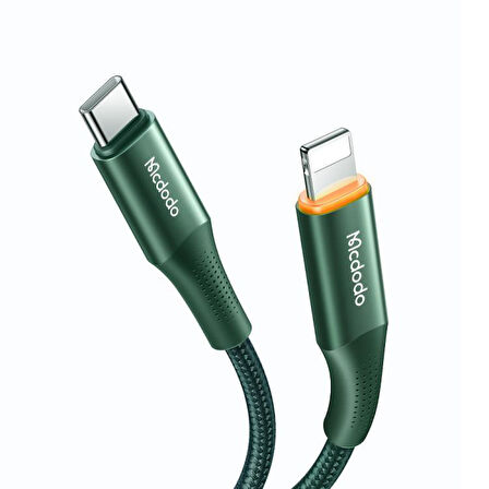MCDODO CA-9963 20W TYPE-C TO LİGHTNİNG PD DATA-ŞARJ KABLOSU 1.8M-YEŞİL