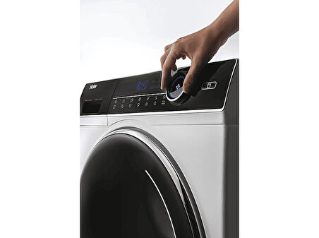 HAIER HWD120-B14979-S 12 kg Yıkama 8 kg Kurutma 1400 Devir Kurutmalı Çamaşır Makinesi Beyaz