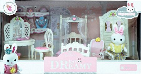 Bay Dreamy Mini Tavşan Büyük Yatak Odası Oyun Set