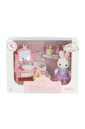 Bay Dreamy Mini Tavşan Aksesuarlı Lavabo Seti