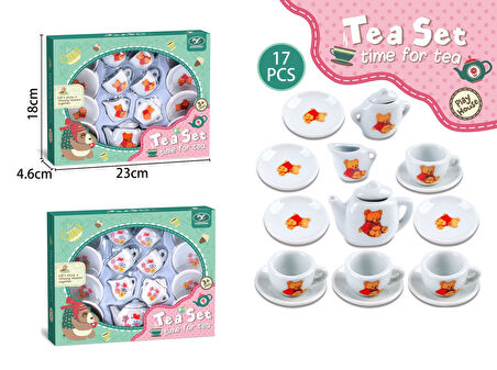 17 Parça Seramik  Çay Seti 4803