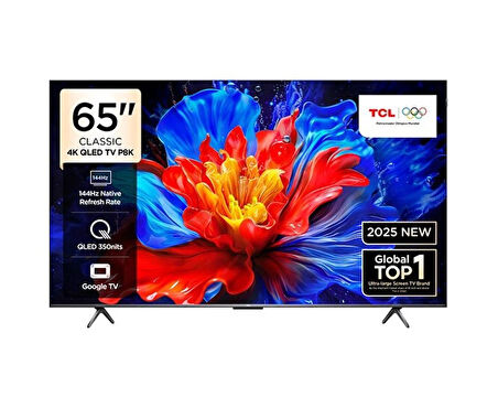 TCL 65P8K 4K UHD QLED 65" 144HZ GOOGLE TV
