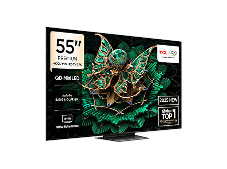 TCL 55C7K 55 inç 139 Ekran 144Hz 4K QD-MiniLed Google TV