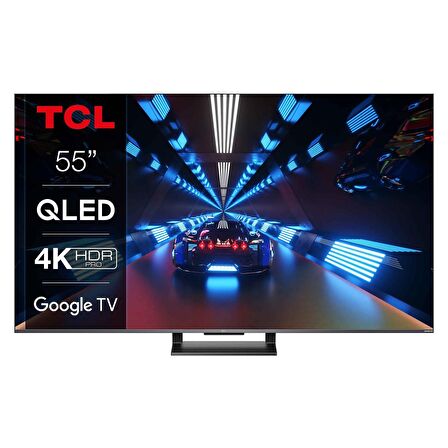TCL 55C735  55"  QLED 4K UHD 144HZ HDR10 UYDU ALICILI SMART GOOGLE TV