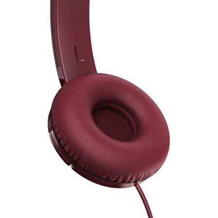 TCL MTRO200 Kulak Üstü Kablolu Kulaklık Bordo