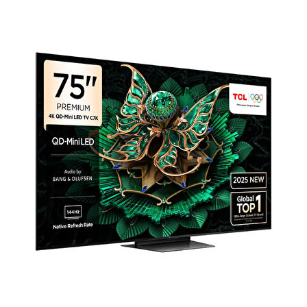TCL 75C7K 4K UHD QD-MINILED 75" 144HZ GOOGLE TV