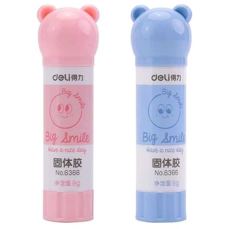 Deli Stick Yapıştırıcı Pastel Ayıcık 9 gr 6366  100011547