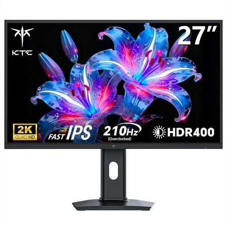 KTC H27T7P 27" 1ms MPRT 200Hz (2xHDMI+2xDisplay) HDR400 FreeSync + G-Sync Fast IPS  2K QHD (2560 x 1440) Oyuncu Monitörü