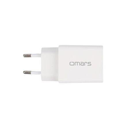 Omars 20W PD Çift Portlu USB-C & USB-A Hızlı Şarj Cihazı