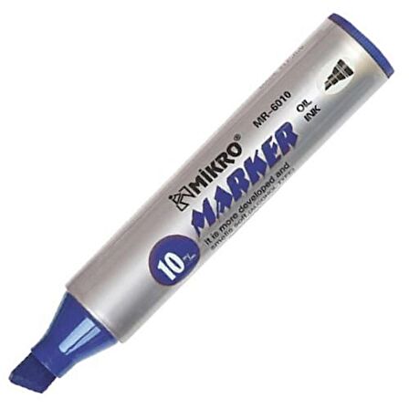 MİKRO 6010 JUMBO PERMANENT KALEM 10mm MAVİ