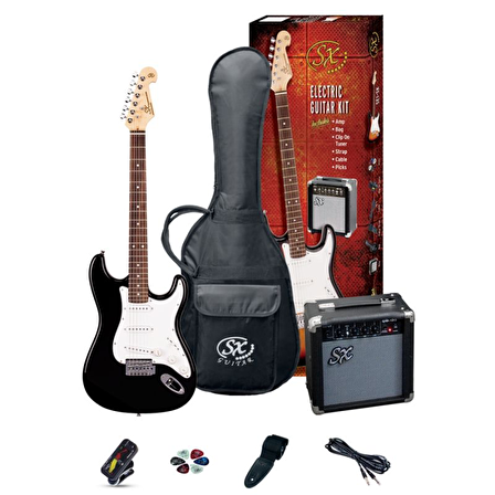 SX SE1 SK BK Elektro Gitar Seti