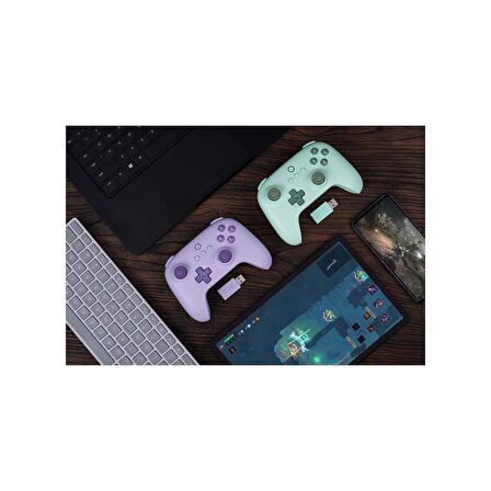 8Bitdo Ultimate C 2.4g Kablosuz Controller, Windows PC, Android, Steam Deck & Raspberry Pi Yeşil