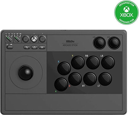 8Bitdo Arcade Stick Kablosuz Xbox Series, Xbox One Series Ve PC Uyumlu Siyah