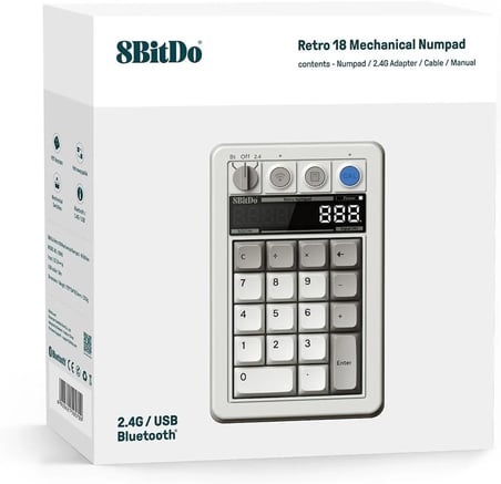 8BitDo Retro 18 M Edition Mekanik Numpad