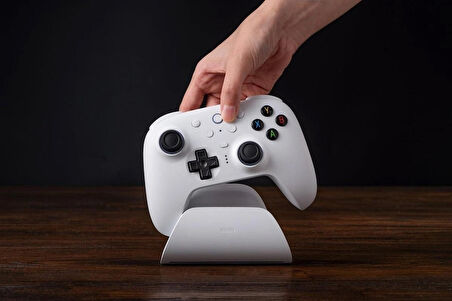 8Bitdo Ultimate 2 Kablosuz Oyun Kolu Windows & Android Uyumlu Hall Effect 2.4G Controller Beyaz