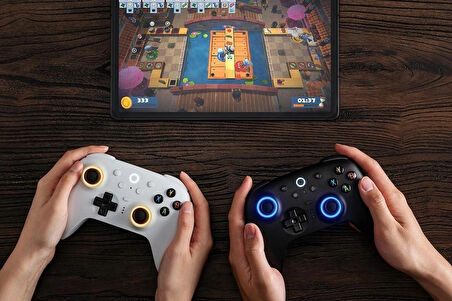 8Bitdo Ultimate 2 Kablosuz Oyun Kolu Windows & Android Uyumlu Hall Effect 2.4G Controller Siyah