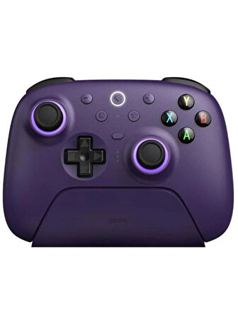 8Bitdo Ultimate 2 Kablosuz Oyun Kolu Windows & Android Uyumlu Hall Effect 2.4G Controller Mor