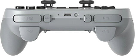 8Bitdo Pro 3 TMR Joystick Hall Effect Triggers Bluetooth Controller Nintendo Switch Kablosuz Oyun Kolu , PC, macOS, Android, Steam & Raspberry Pi Grey