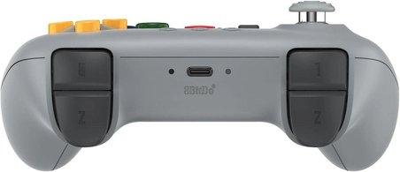 8BitDo 64 2.4G Wireless Controller N64 konsol, Analog 3D, ve Windows Uyumlu (Gri)