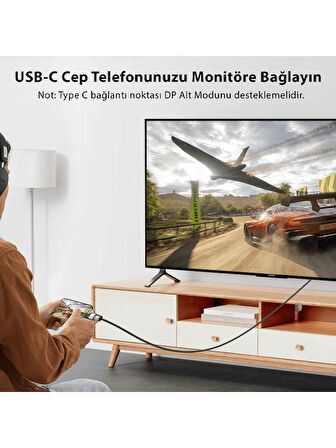 LivX 4k@60hz Type-C To HDMI Çevirici Dönüştürücü Adaptör Görüntü Aktarımı Mini OTG TCDH0