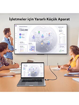 LivX 4k@60hz Type-C To HDMI Çevirici Dönüştürücü Adaptör Görüntü Aktarımı Mini OTG TCDH0