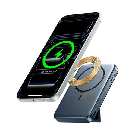 Vention 10000mAh 45W Qi2.2 MagSafe Uyumlu Powerbank Katlanabilir Stantlı ve Hızlı Şarjlı Yıldız Grisi - FKU