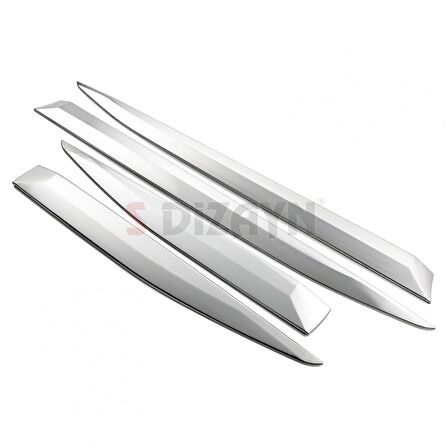 S-Dizayn Peugeot 2008 2 Krom Yan Kapı Çıtası 4 Prç 2020 Üzeri