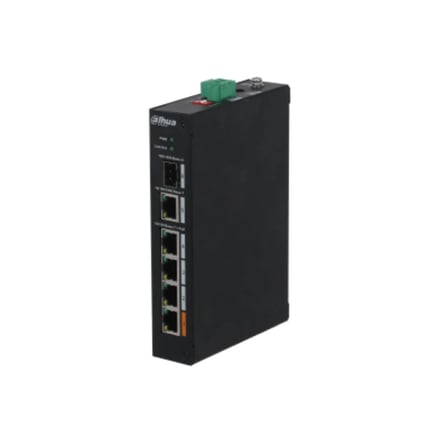 DAHUA PFS3106-4ET-60 4 PORT 4XFE-2XFE Yönetilemez Megabit 60W POE Switch