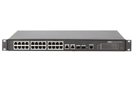 Dahua PFS4226-24ET-360 24 Port  250 Metre Poe İletimi Poe Switch