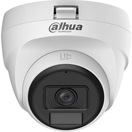 DAHUA HAC-T1A21P-U-IL-A-0280B 2Mpix  25 Mt Gece Gör., Smart Dual Light, 2,8mm Lens, Dahili Mikrofon, Dome Kamera